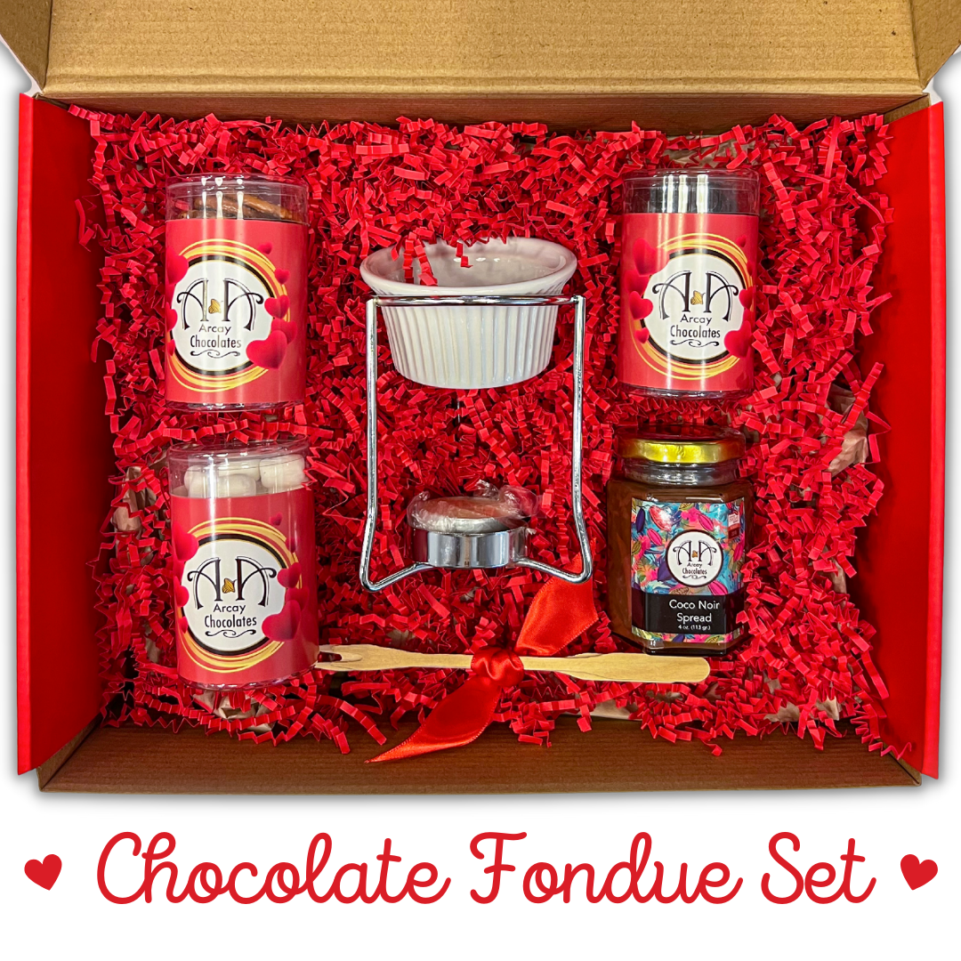 Valentine's Day Chocolate Fondue Set