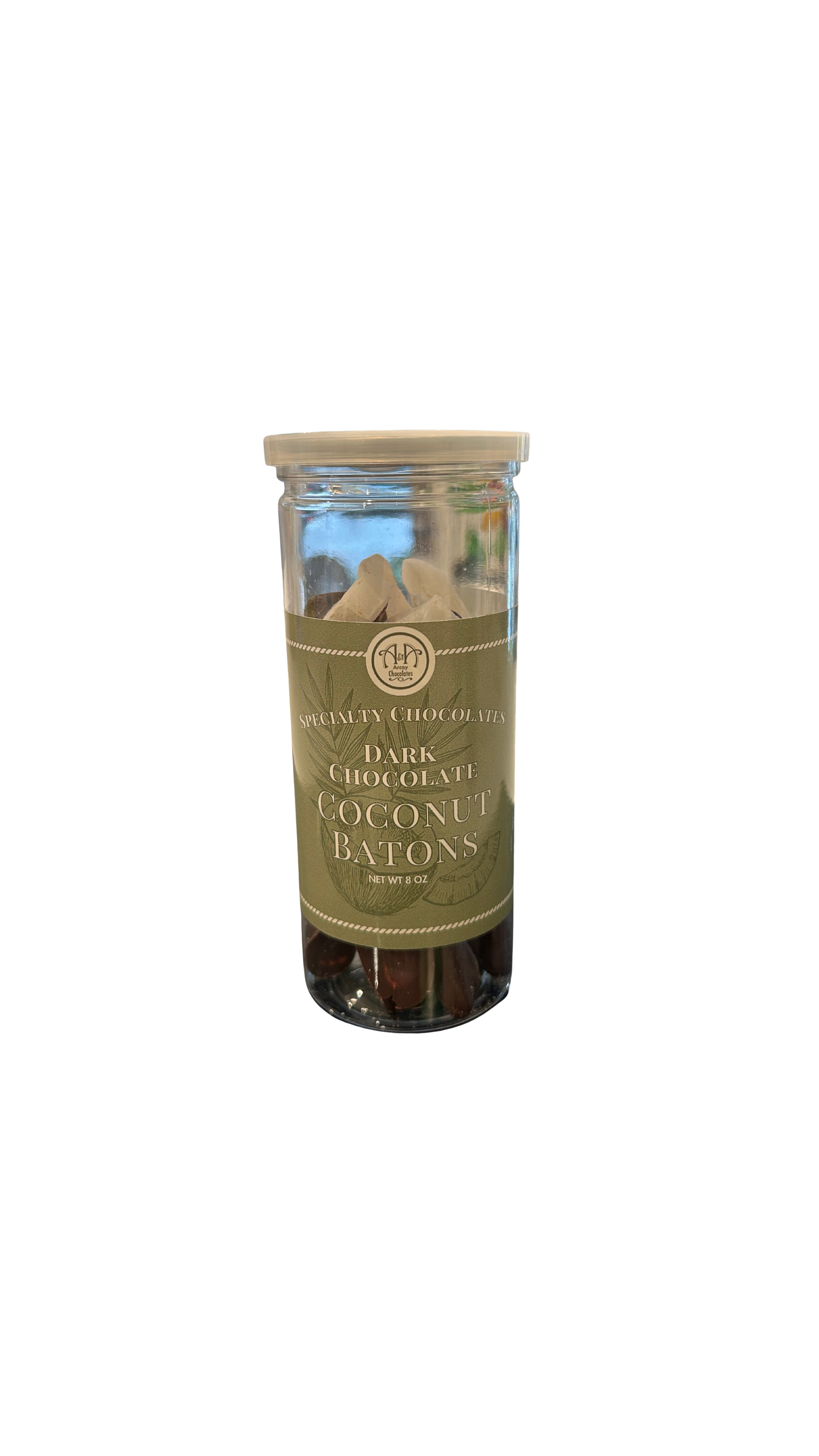 Dark Chocolate Covered Coconut Batons