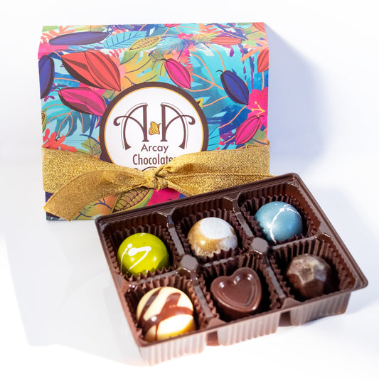 Box of 6 Chocolate Bonbons