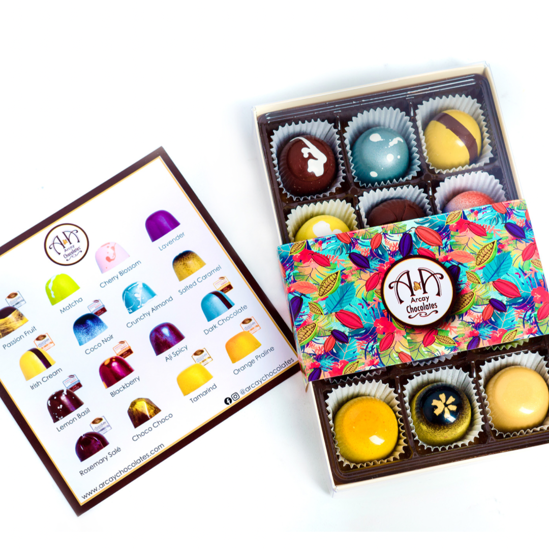 Box of 12 Bonbons – Arcay Chocolates