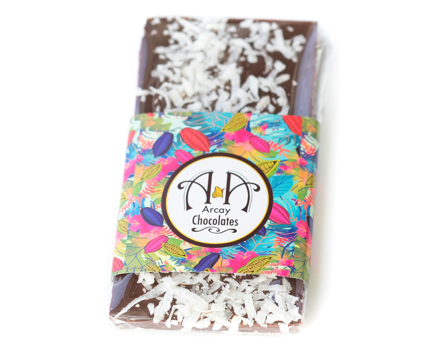 Dark Chocolate Coconut Flakes  Bar