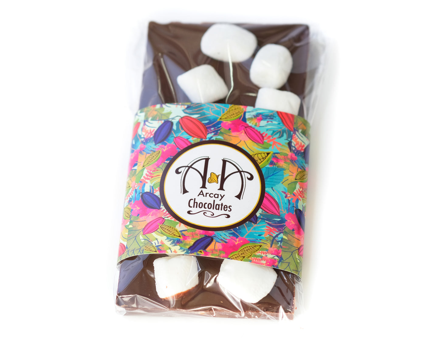 Dark Chocolate 70% Bar with Marshmallows