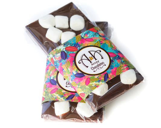 Dark Chocolate 70% Bar with Marshmallows
