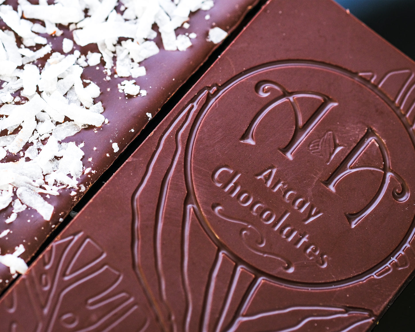 Dark Chocolate Coconut Flakes  Bar